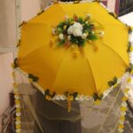 For Bride Wedding Umbrella - Floral Yellow