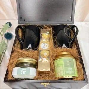 Blessing Set festive gift hamper with Ganesha frame, chocolates, and dry fruits – Buy Festival Gifts Online