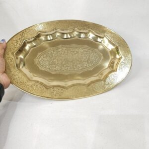 Brass Platter for Ugadi Gift Hampers | WrapArts