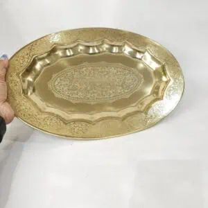 Brass Platter for Ugadi Gift Hampers | WrapArts