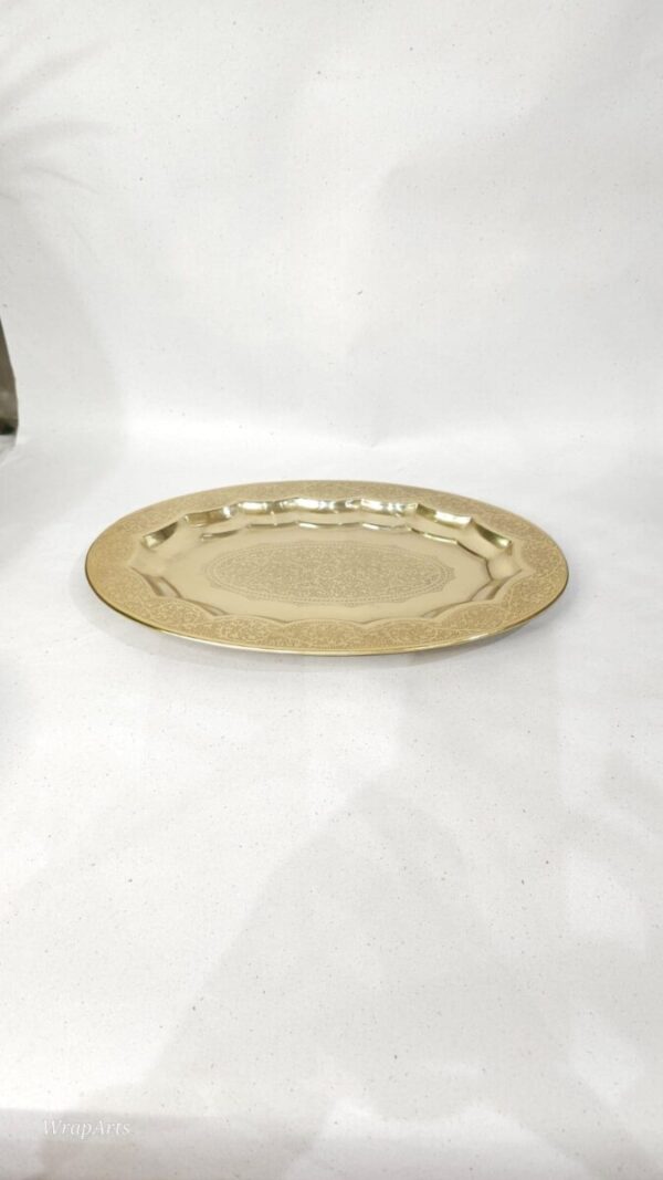 Brass Platter for Ugadi Gift Hampers | WrapArts
