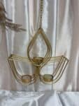 Elegant Leaf Hanging Decor - Handcrafted Festive Accent