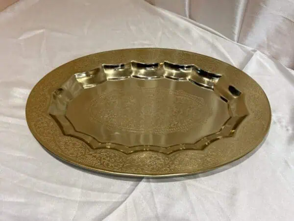 Brass Platter for Ugadi Gift Hampers | WrapArts