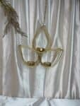 Elegant Leaf Hanging Decor - Handcrafted Festive Accent