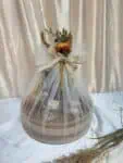 Silver Antique Diya Set