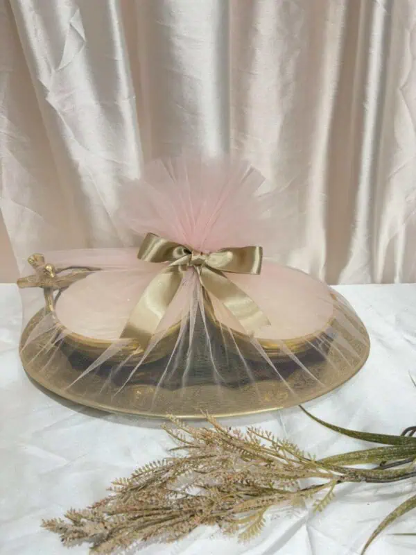 Elegant Brass Bowl Set with Decorative Tray-Premium Gift Hamper