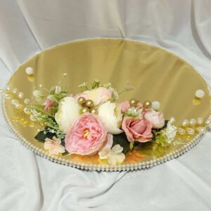 Handcrafted Aarathi Platter - Elegant Engagement Accessory