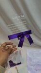 Acrylic Wedding Invitation -Modern Keepsake Card