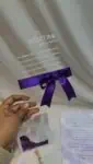 Acrylic Wedding Invitation -Modern Keepsake Card