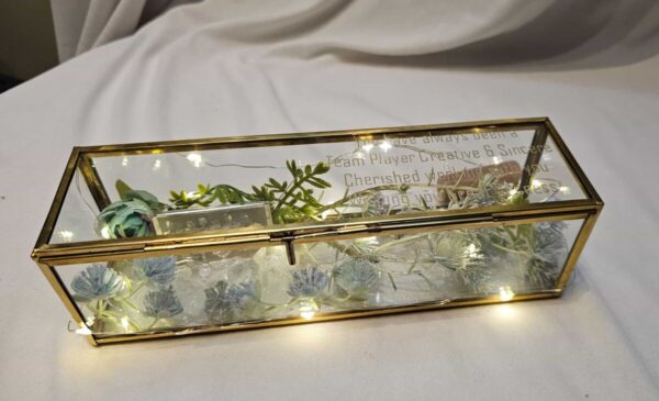 Decorative Gift for Corporate Gifting - Glowing glass box
