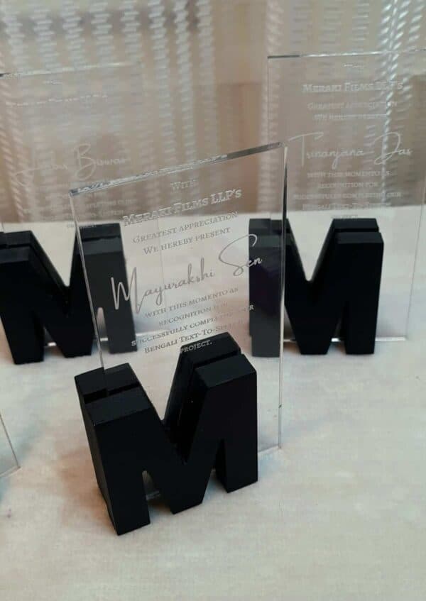 Custom Acrylic Momento for corporate gifting