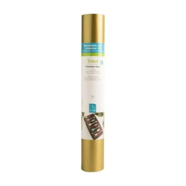 Cricut Premium Vinyl Gold-12x48 Removable Roll