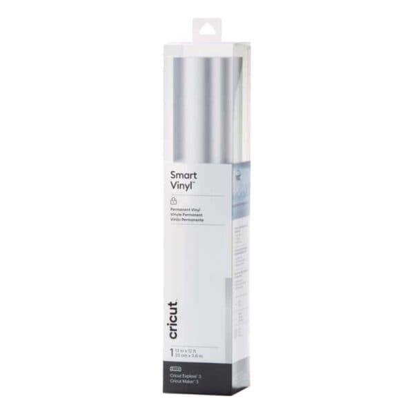 Cricut Smart Vinyl Silver-Permanent Adhesive Vinyl 33x91cm