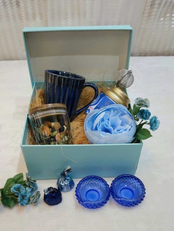 Blue Gift Hamper - Ocean Blue Hamper - corporate gifting