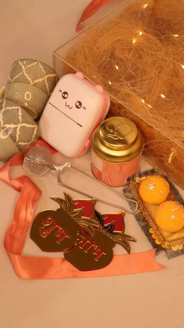 Family Oval Diwali Gift Box | Festive Gift Packaging