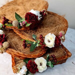 Handwoven Decorative Baskets - Set of 4