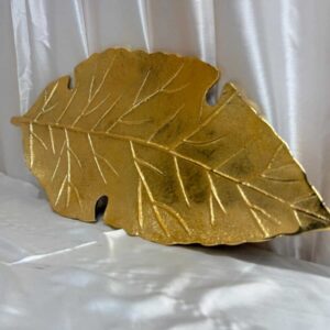 Decorative Big Leaf Serving Tray for Ugadi Gifting | WrapArts