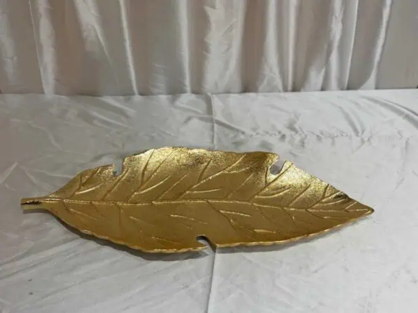 Decorative Big Leaf Serving Tray for Ugadi Gifting | WrapArts