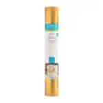 Cricut Textured Metallic Gold Vinyl-12" x 48" | Premium Adhesive Vinyl