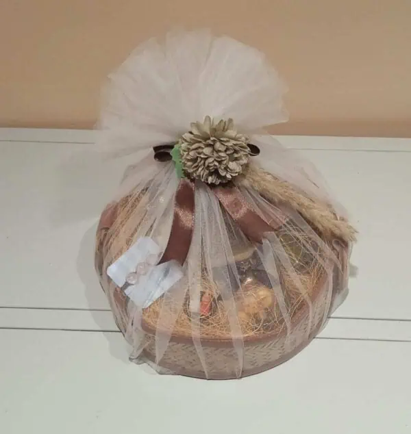 Rakhi Brown Basket - Unique Raksha Bandhan Gift Hamper | Rakhi Basket Gift