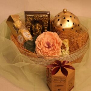 Elegant Diwali Gift Hamper with Ganesha Idol | WrapArts