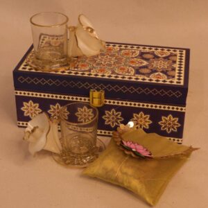 Royal Blue Diwali Gift Box | Premium Festive Packaging