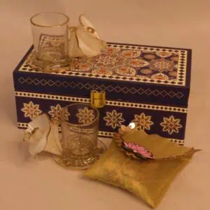 Royal Blue Diwali Gift Box | Premium Festive Packaging