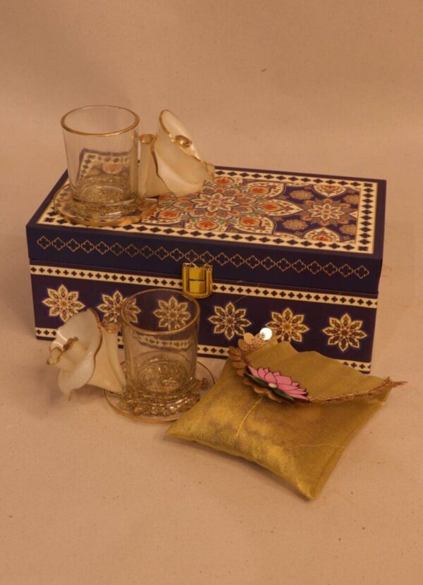 Royal Blue Diwali Gift Box | Premium Festive Packaging