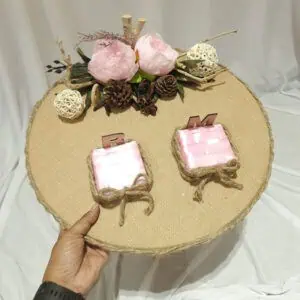 Ring Platter - Rustic Pink