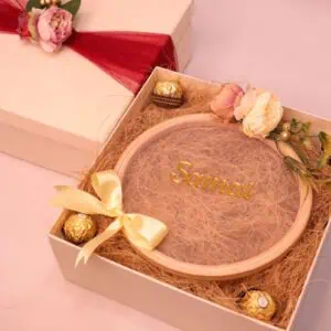Valentine's Day Custom Name Plate Gift with Ferrero | WrapArts