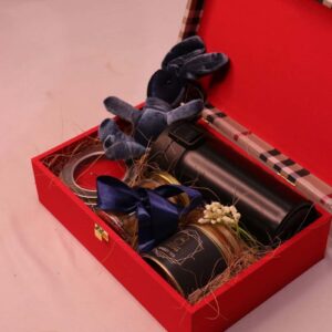 Blue Valentines Day Gift Box - Travel & Tea Hamper