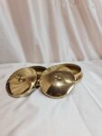 Premium Brass Metal OM Jar - Set of 2