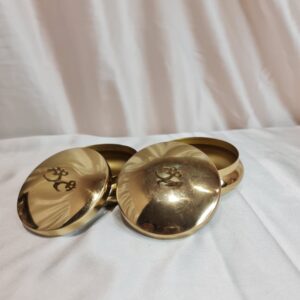 Brass Metal OM Jars Set image 5