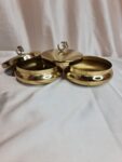 Premium Brass Metal OM Jar - Set of 2
